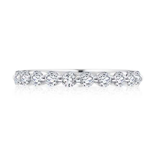Diamond Wedding Band Image 2 Quest Fine Jewelers Fairfax, VA