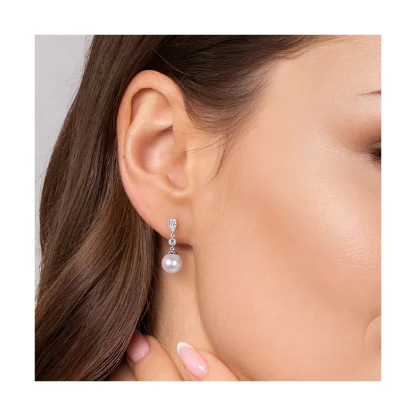 Pearl Earrings Image 2 Quest Fine Jewelers Fairfax, VA