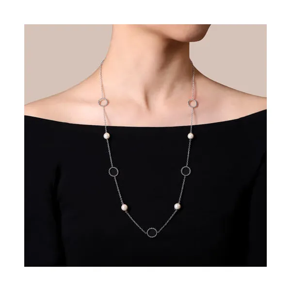 Silver Necklace Image 2 Quest Fine Jewelers Fairfax, VA