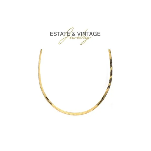 Estate 14K White & Yellow Gold 6.0mm 16