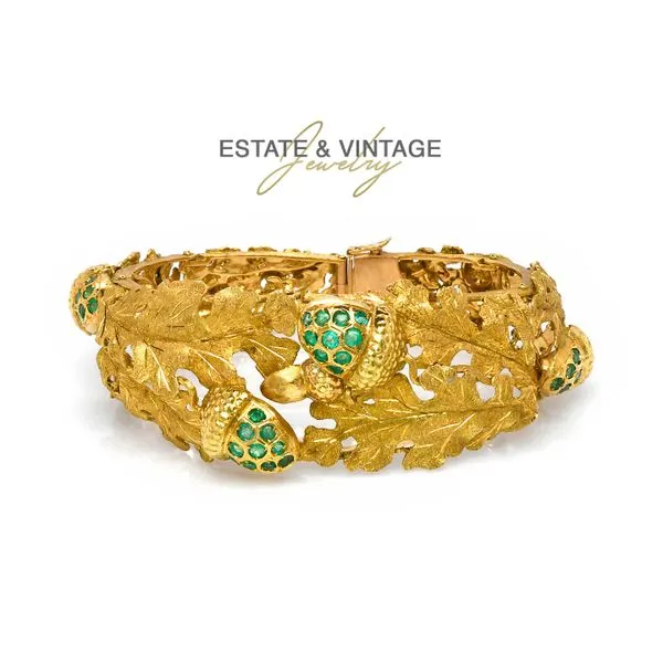 Estate 18K Yellow Gold 