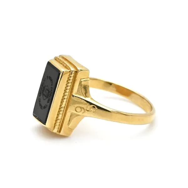 Estate 14K Yellow Gold Class Ring UNCCH Size 8 Image 2 Raleigh Diamond Fine Jewelry Raleigh, NC