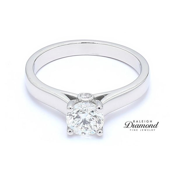 Platinum 0.85ctw Solitaire Diamond Engagement Ring Raleigh Diamond Fine Jewelry Raleigh, NC