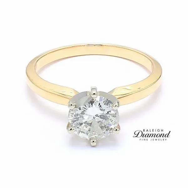 14K Yellow Gold 1.14ct Solitaire Diamond Engagement Ring Raleigh Diamond Fine Jewelry Raleigh, NC