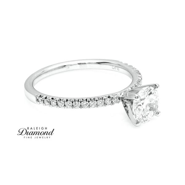 14k White Gold 1.03CTTW Diamond Engagement Ring Image 3 Raleigh Diamond Fine Jewelry Raleigh, NC