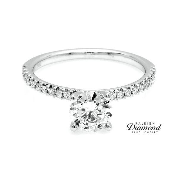 14k White Gold 1.03CTTW Diamond Engagement Ring Raleigh Diamond Fine Jewelry Raleigh, NC