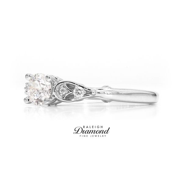 14K White Gold 0.59ctw Diamond Engagement Ring Image 2 Raleigh Diamond Fine Jewelry Raleigh, NC