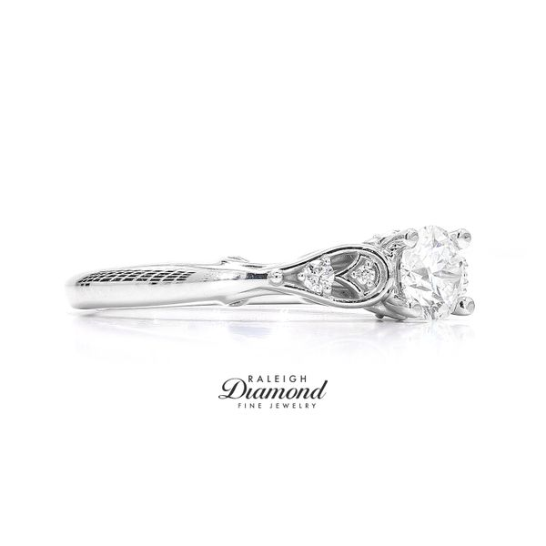 14K White Gold 0.59ctw Diamond Engagement Ring Image 3 Raleigh Diamond Fine Jewelry Raleigh, NC