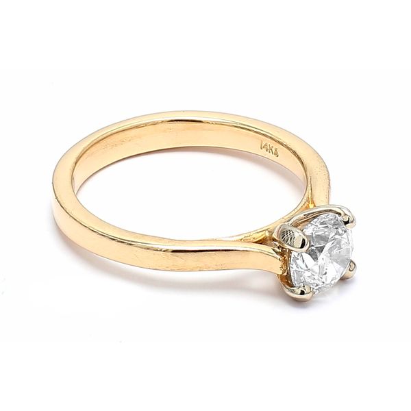 14K Yellow Gold 1.00ct Solitaire Diamond Engagement Ring Image 3 Raleigh Diamond Fine Jewelry Raleigh, NC