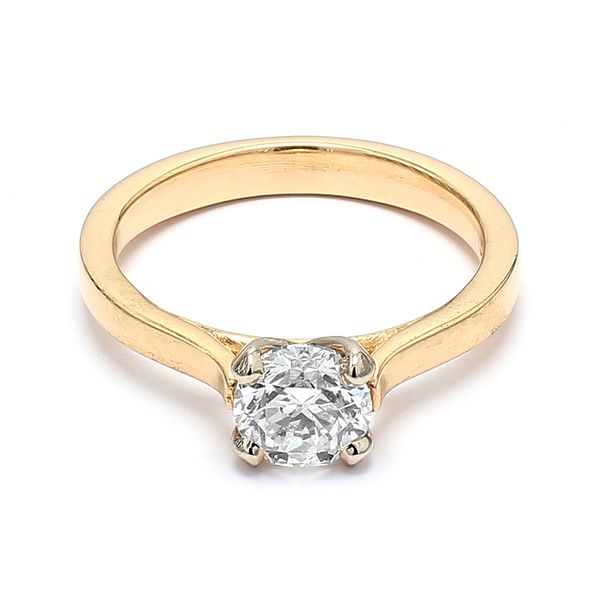 14K Yellow Gold 1.00ct Solitaire Diamond Engagement Ring Raleigh Diamond Fine Jewelry Raleigh, NC