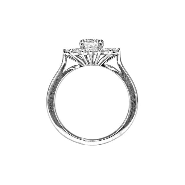 14k White Gold 1.17 CTTW Diamonds SnowFlake Engagement Ring Image 5 Raleigh Diamond Fine Jewelry Raleigh, NC