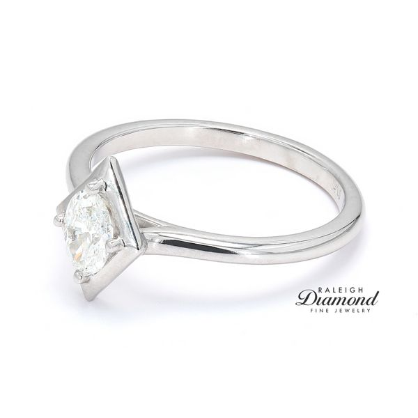 Oval Solitaire Ring Image 2 Raleigh Diamond Fine Jewelry Raleigh, NC
