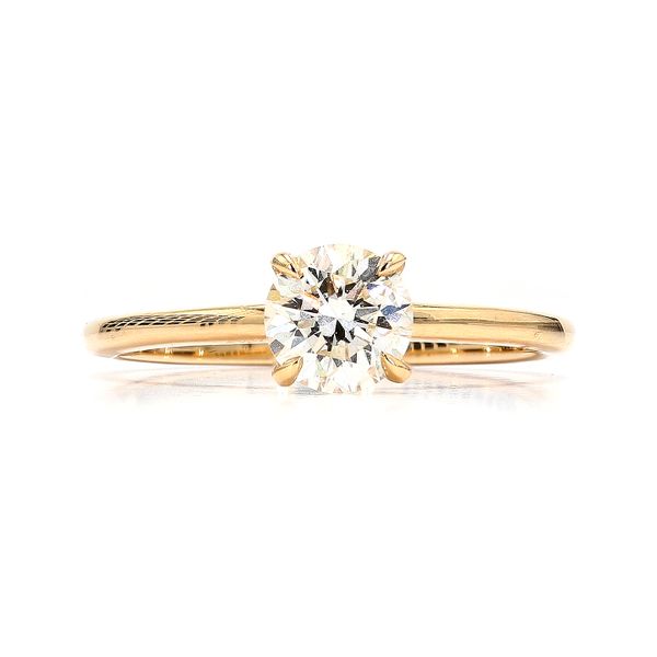 14K Yellow Gold 0.82ctw K/VS2 Solitaire Diamond Engagement Ring Raleigh Diamond Fine Jewelry Raleigh, NC