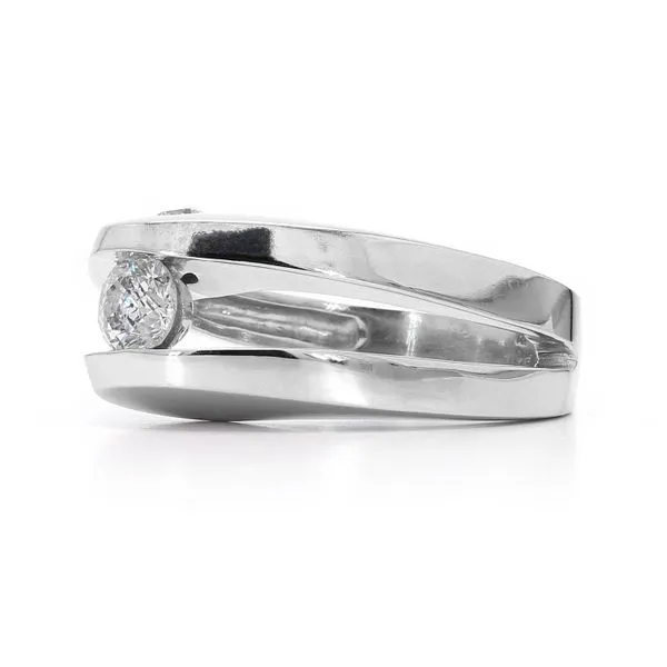 Estate 14K Yellow Gold 0.25ctw Diamond Engagement Ring Image 2 Raleigh Diamond Fine Jewelry Raleigh, NC