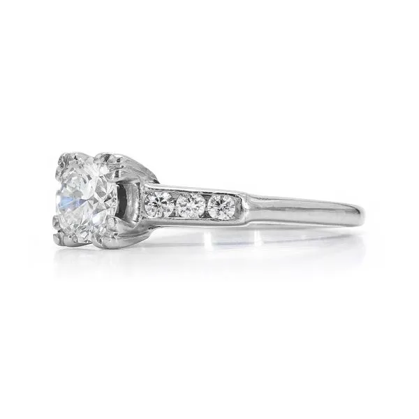 Estate Platinum 0.79ctw H-I/VS1 Diamond Size 5.75 Image 2 Raleigh Diamond Fine Jewelry Raleigh, NC