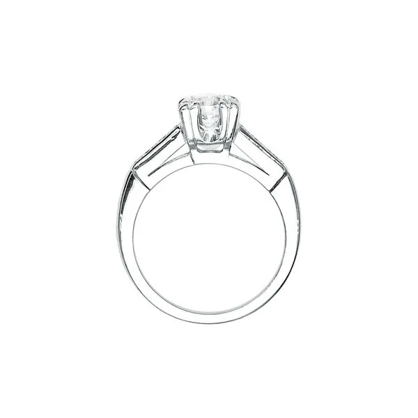 Estate Platinum 0.79ctw H-I/VS1 Diamond Size 5.75 Image 4 Raleigh Diamond Fine Jewelry Raleigh, NC