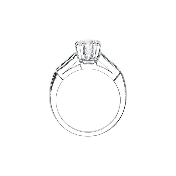 Estate Platinum 0.79ctw H-I/VS1 Diamond Size 5.75 Image 4 Raleigh Diamond Fine Jewelry Raleigh, NC