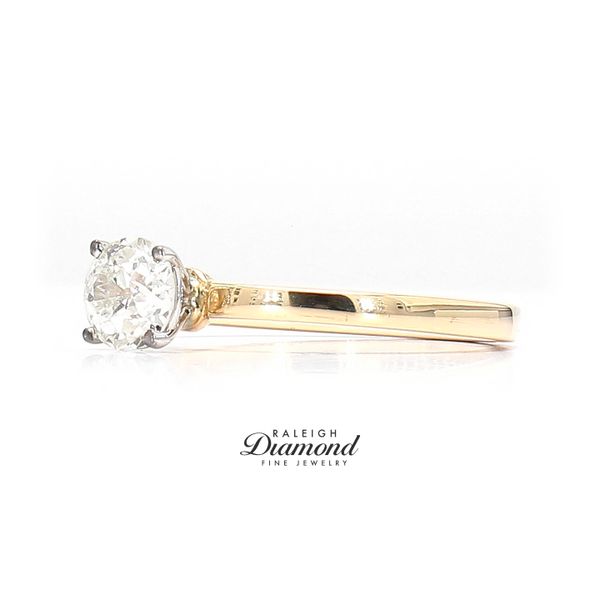 14K Yellow Gold 0.72ct Solitaire Diamond Engagement Ring Image 2 Raleigh Diamond Fine Jewelry Raleigh, NC