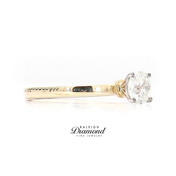 14K Yellow Gold 0.72ct Solitaire Diamond Engagement Ring Image 3 Raleigh Diamond Fine Jewelry Raleigh, NC