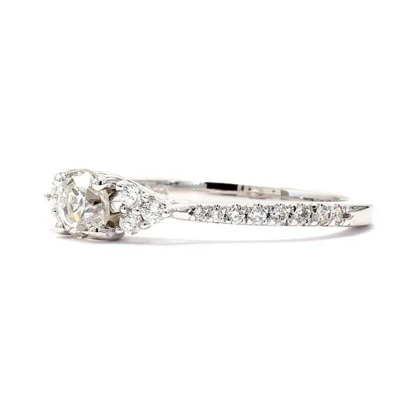 14K White Gold 0.65ctw J/I1 Vintage Diamond Image 2 Raleigh Diamond Fine Jewelry Raleigh, NC