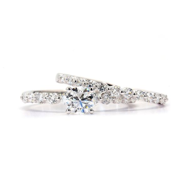 14K White Gold 1.04ctw RBC Diamond Engagement Set Raleigh Diamond Fine Jewelry Raleigh, NC