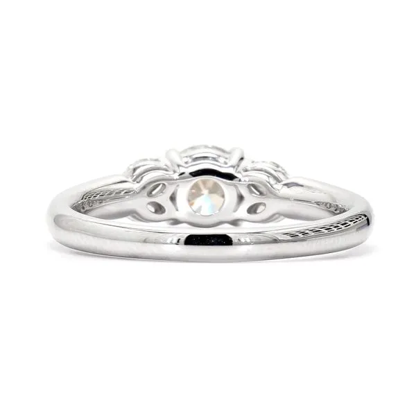 14K White Gold 0.90ctw I/I1 RBC Diamond Ring Image 3 Raleigh Diamond Fine Jewelry Raleigh, NC