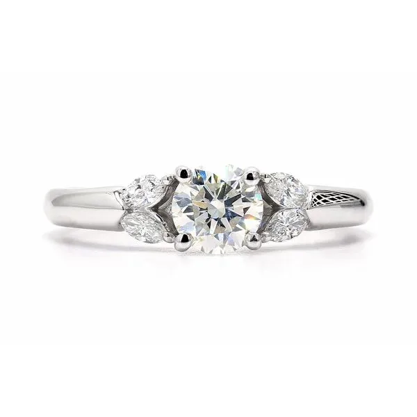 14K White Gold 0.90ctw I/I1 RBC Diamond Ring Raleigh Diamond Fine Jewelry Raleigh, NC