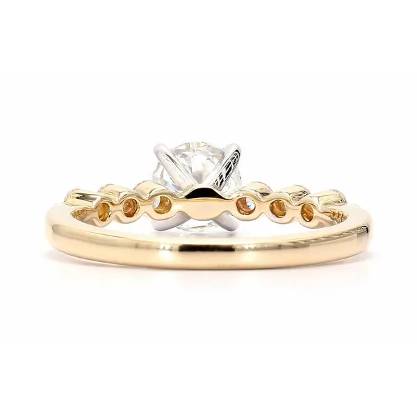 14K Yellow Gold 1.05ctw I/VS1 RBC Single Prong Shank GIA Diamond Ring Image 3 Raleigh Diamond Fine Jewelry Raleigh, NC
