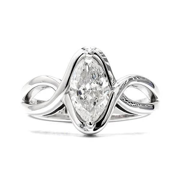 14K White Gold 1.13ctw J/I2 