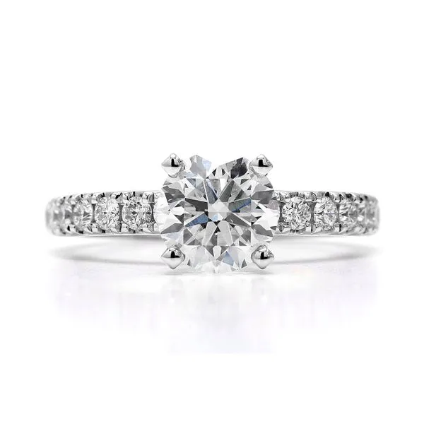 RD Classic 14K White Gold 1.93ctw G/SI1 Diamond Engagement Ring Size 6 Raleigh Diamond Fine Jewelry Raleigh, NC