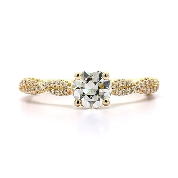 14K Yellow Gold 0.92ctw K/SI2 GIA Certified in Diamond Engagement Ring Size 7 Raleigh Diamond Fine Jewelry Raleigh, NC