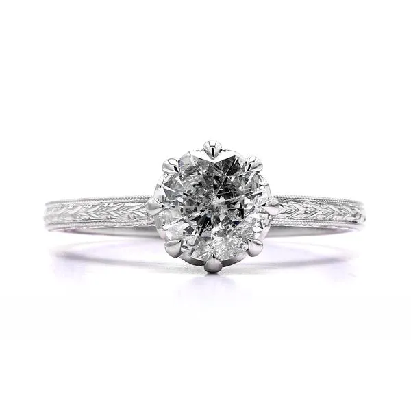 14K White Gold 1.25ctw G/SI3 Diamond Engagement Ring Size 6.25 Raleigh Diamond Fine Jewelry Raleigh, NC