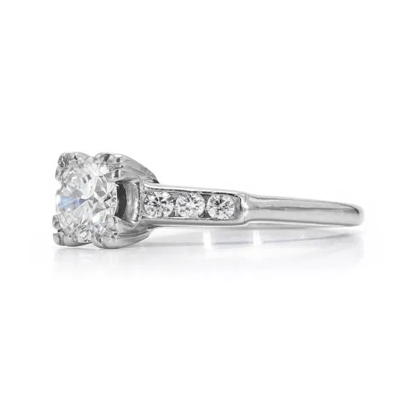 Estate Platinum 0.79ctw H-I/VS1 Diamond Size 5.75 Image 2 Raleigh Diamond Fine Jewelry Raleigh, NC
