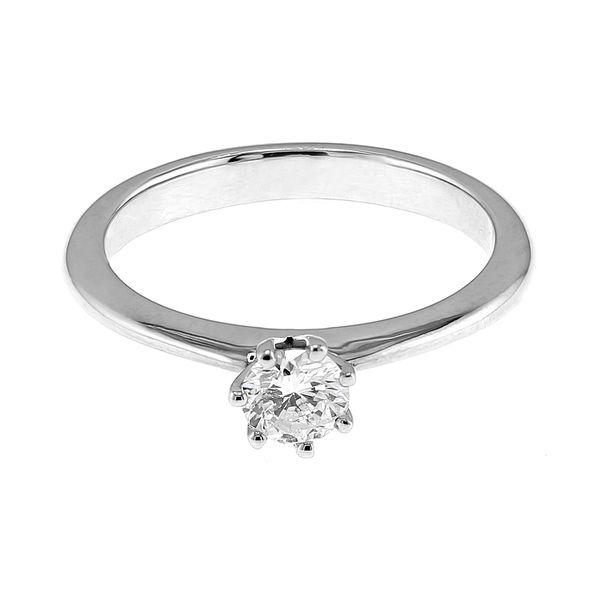 14K White Gold 0.37ctw H-I/SI1-SI2  Diamond Promise Engagement Ring Sz 6.5 Raleigh Diamond Fine Jewelry Raleigh, NC