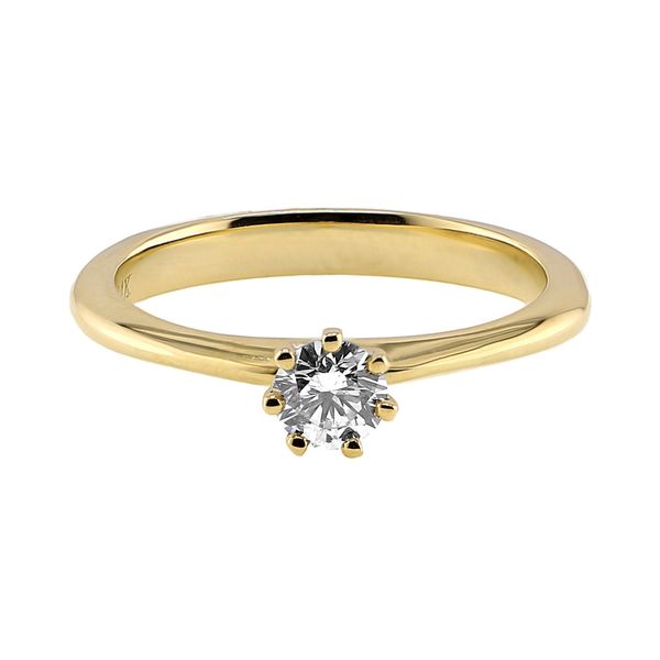 14K Yellow Gold 0.35ctw H-I/SI1-SI2 Diamond Promise Engagement Ring Sz 6.5 Raleigh Diamond Fine Jewelry Raleigh, NC