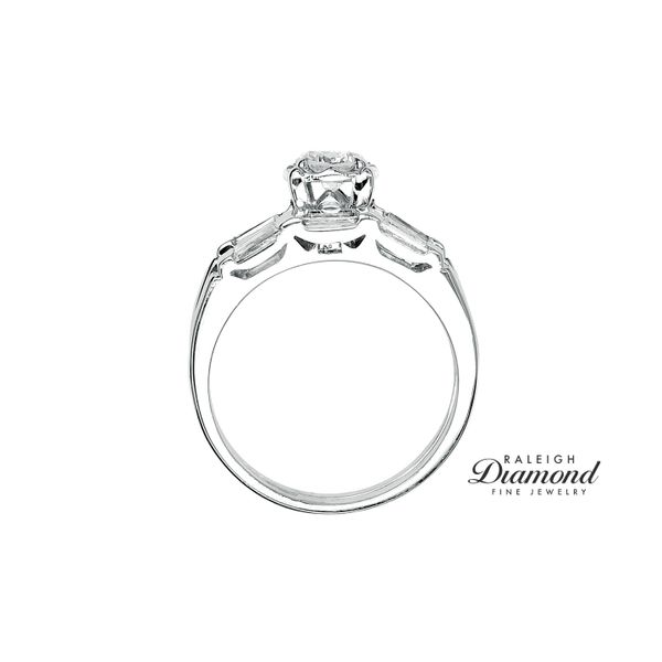 Estate Vintage Diamond Wedding Set 14k White Gold 0.75 CTW Image 3 Raleigh Diamond Fine Jewelry Raleigh, NC