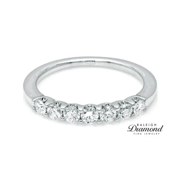 14K White Gold 7 Diamond Band 0.50 CTW Raleigh Diamond Fine Jewelry Raleigh, NC