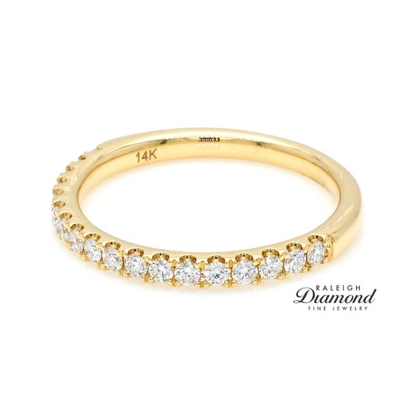 0.35CTW Diamond Band 14k Yellow Gold Image 2 Raleigh Diamond Fine Jewelry Raleigh, NC