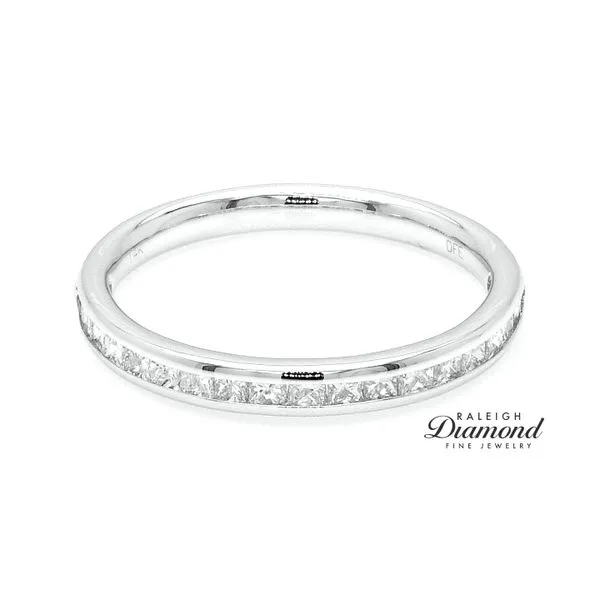 14K White Gold 0.50ctw Channel Set Diamond Wedding Band Image 2 Raleigh Diamond Fine Jewelry Raleigh, NC