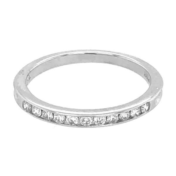 Tiffany and Co. Diamond and Platinum Wedding Band Raleigh Diamond Fine Jewelry Raleigh, NC