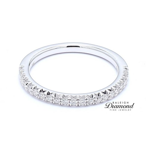 14K White Gold  0.26ctw Diamond Wedding Band Raleigh Diamond Fine Jewelry Raleigh, NC