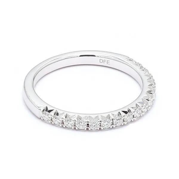 14K White Gold 0.26ctw Diamond Wedding Band Image 2 Raleigh Diamond Fine Jewelry Raleigh, NC