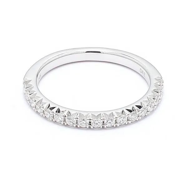 14K White Gold 0.26ctw Diamond Wedding Band Raleigh Diamond Fine Jewelry Raleigh, NC