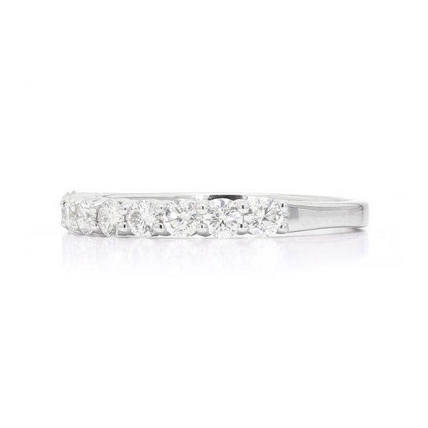 Heera Moti 14K White Gold  0.64ctw Diamond Wedding Band Image 2 Raleigh Diamond Fine Jewelry Raleigh, NC