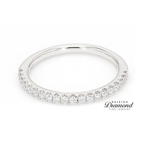 14K White Gold  0.25ctw Diamond  Wedding Band Raleigh Diamond Fine Jewelry Raleigh, NC