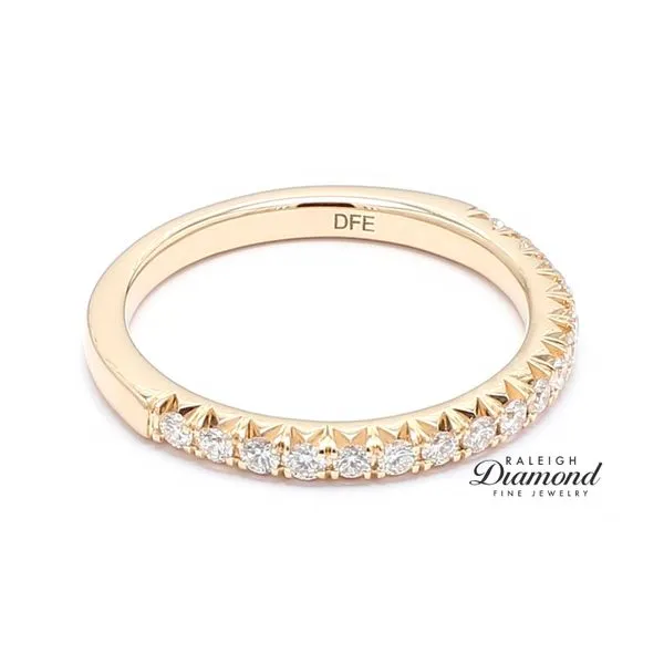 14K Yellow Gold 0.36ctw Diamond Wedding Band Image 3 Raleigh Diamond Fine Jewelry Raleigh, NC