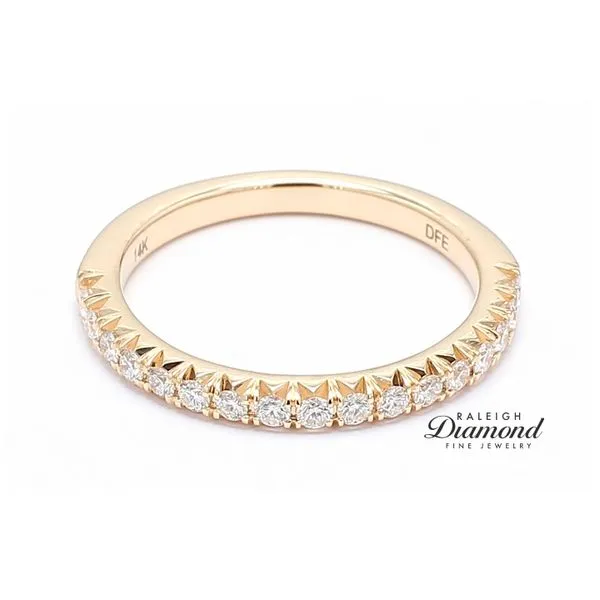 14K Yellow Gold 0.36ctw Diamond Wedding Band Raleigh Diamond Fine Jewelry Raleigh, NC
