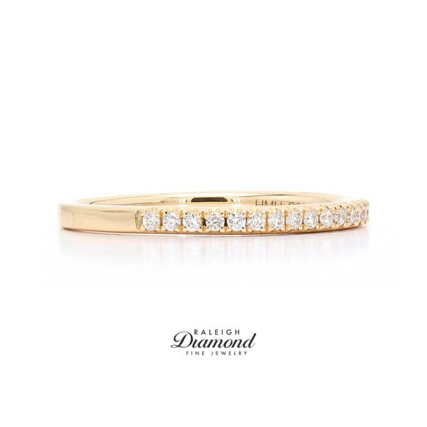 14K Yellow Gold 0.14ctw Diamond Wedding Band Image 3 Raleigh Diamond Fine Jewelry Raleigh, NC