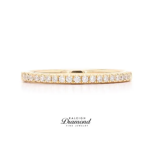 14K Yellow Gold 0.14ctw Diamond Wedding Band Raleigh Diamond Fine Jewelry Raleigh, NC