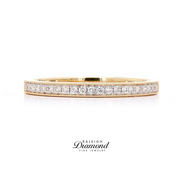 14K Yellow Gold 0.14ctw Diamond Wedding Band Raleigh Diamond Fine Jewelry Raleigh, NC